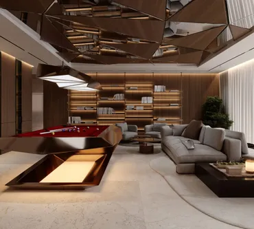 Дуплекс с 2 спальнями в Kempinski Marina Residences