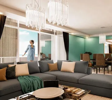 Квартира с 3 спальнями в Park View Tower