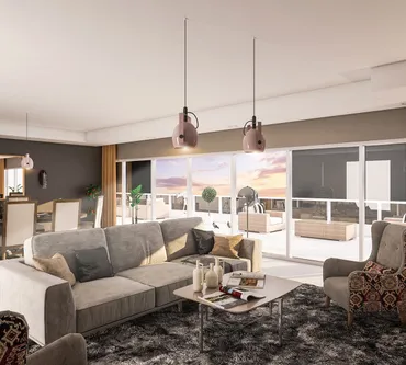 Квартира с 3 спальнями в Park View Tower
