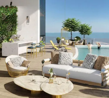Дуплекс с 3 спальнями в Cavalli Casa Tower