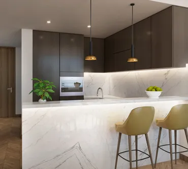 Квартира с 2 спальнями в 1 Residences