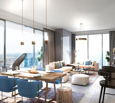 Квартира с 2 спальнями в 1 Residences