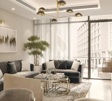 Квартира с 1 спалней в Cresswell Residences